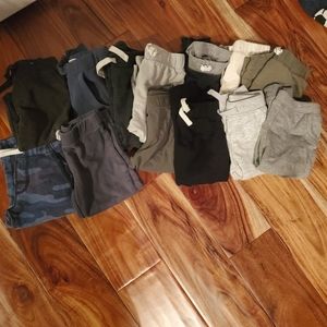 13 pairs toddler boy sweats/joggers. Size 18 months to 2T.